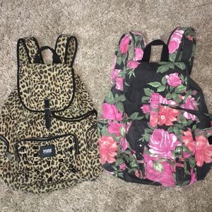 TWO VS PINK BACKPACKS - RETIRED